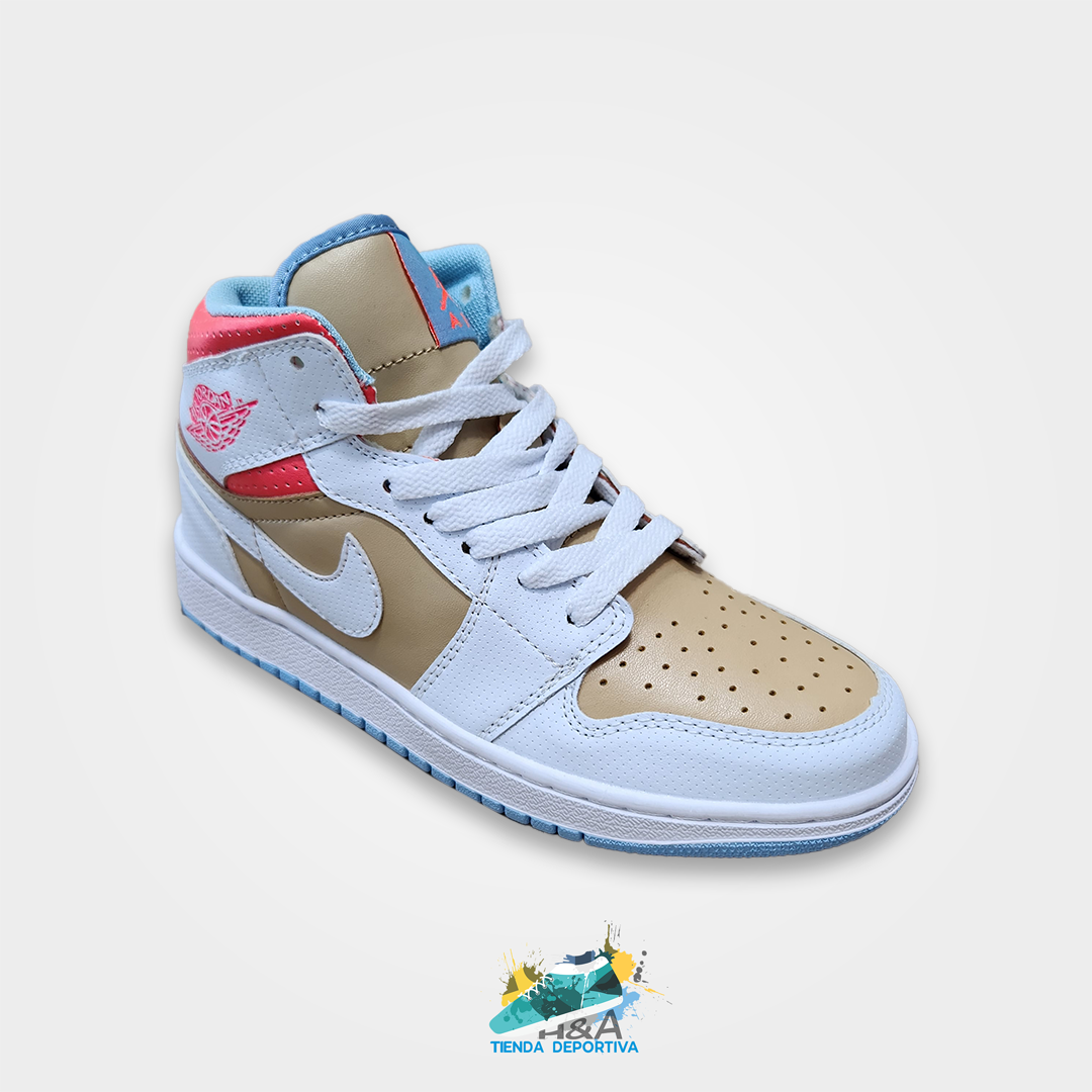 Air Jordan 1 Mid Sesame Beige Tienda H A