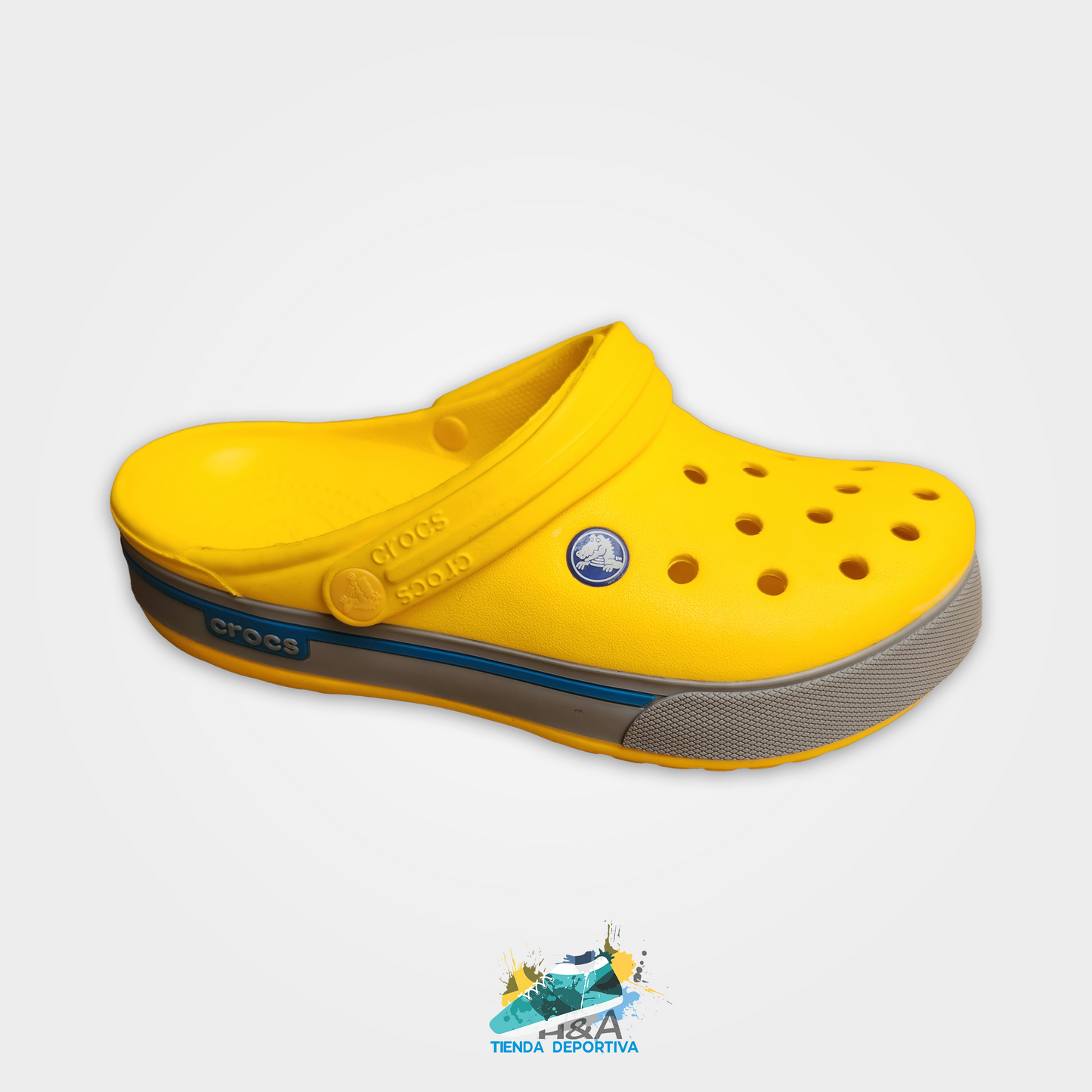 Crocs Clasicos Amarillo Suela de Goma