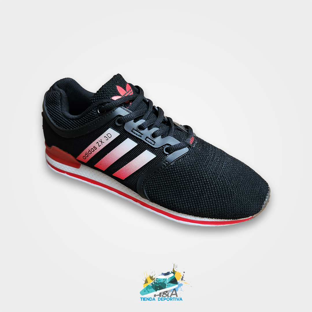 Adidas ZX 3D Perfomance Negro & Rojo