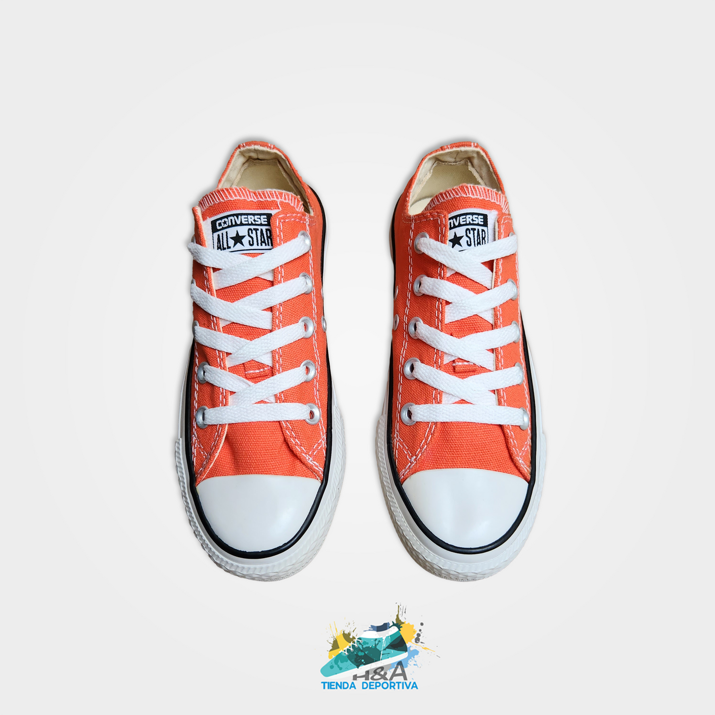 Converse Chuck Taylor Verde Naranja