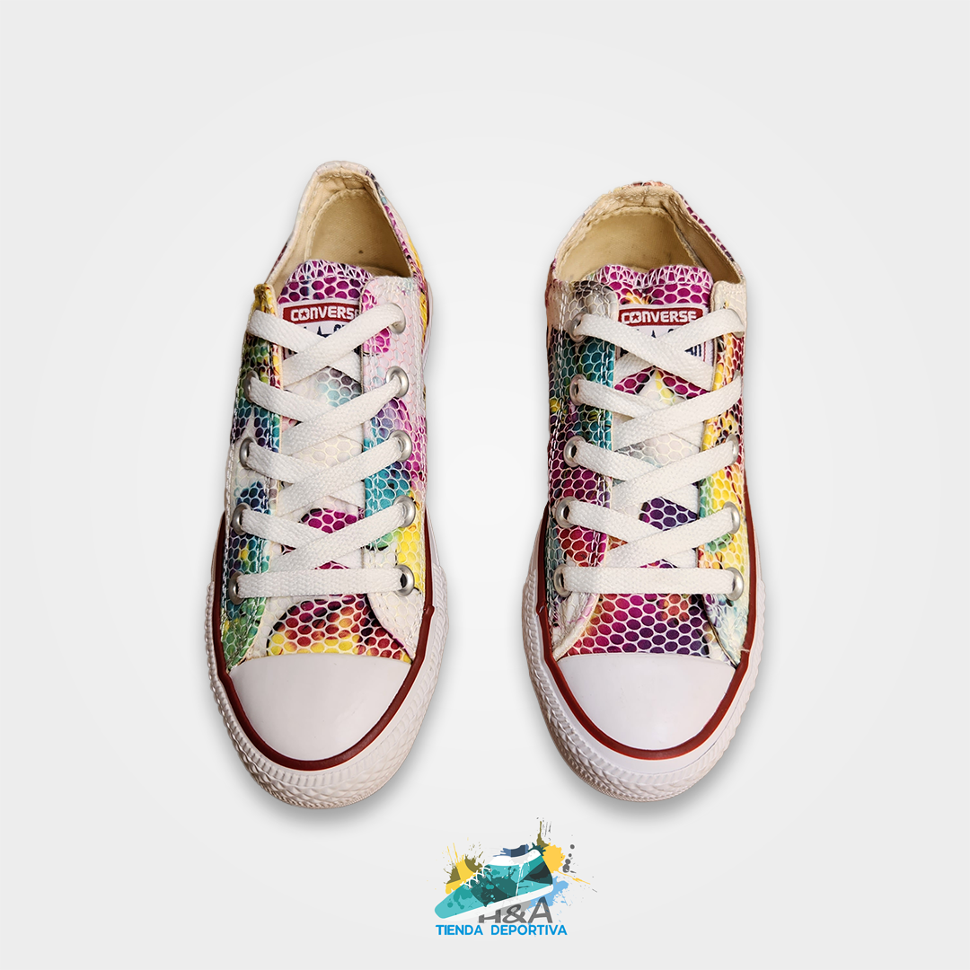 Converse Chuck Taylor Piel Víbora Multicolor