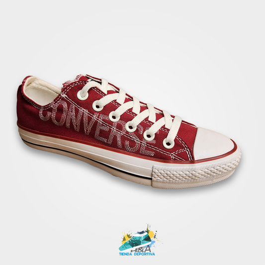 Converse Chuck Taylor Handpainted Rojo Oscuro