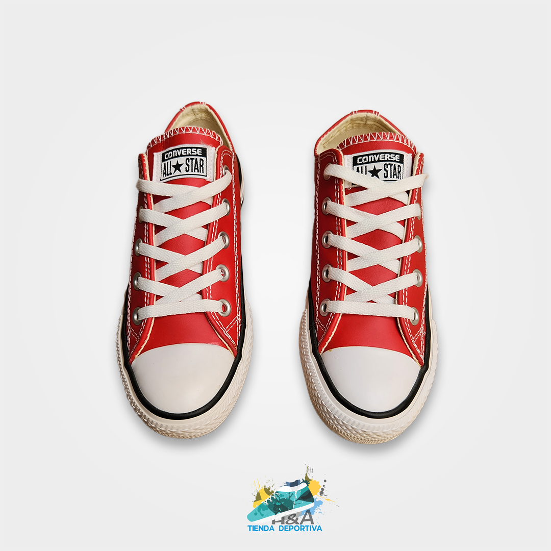 Converse Chuck Taylor Cuero Rojo