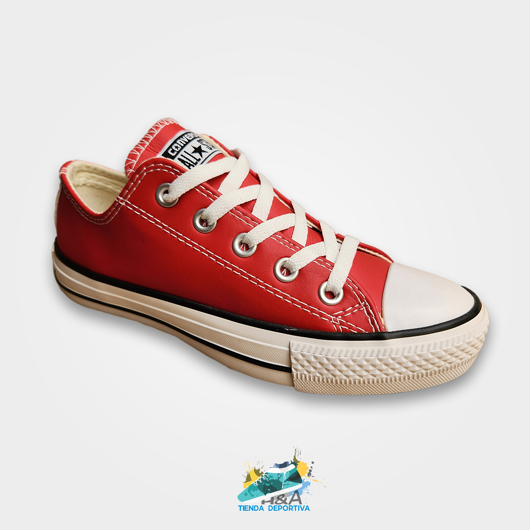 Converse Chuck Taylor Cuero Rojo