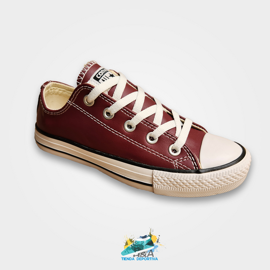 Converse Chuck Taylor Cuero Vinotinto