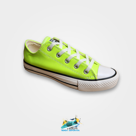 Converse Chuck Taylor Cuero Verde Limon