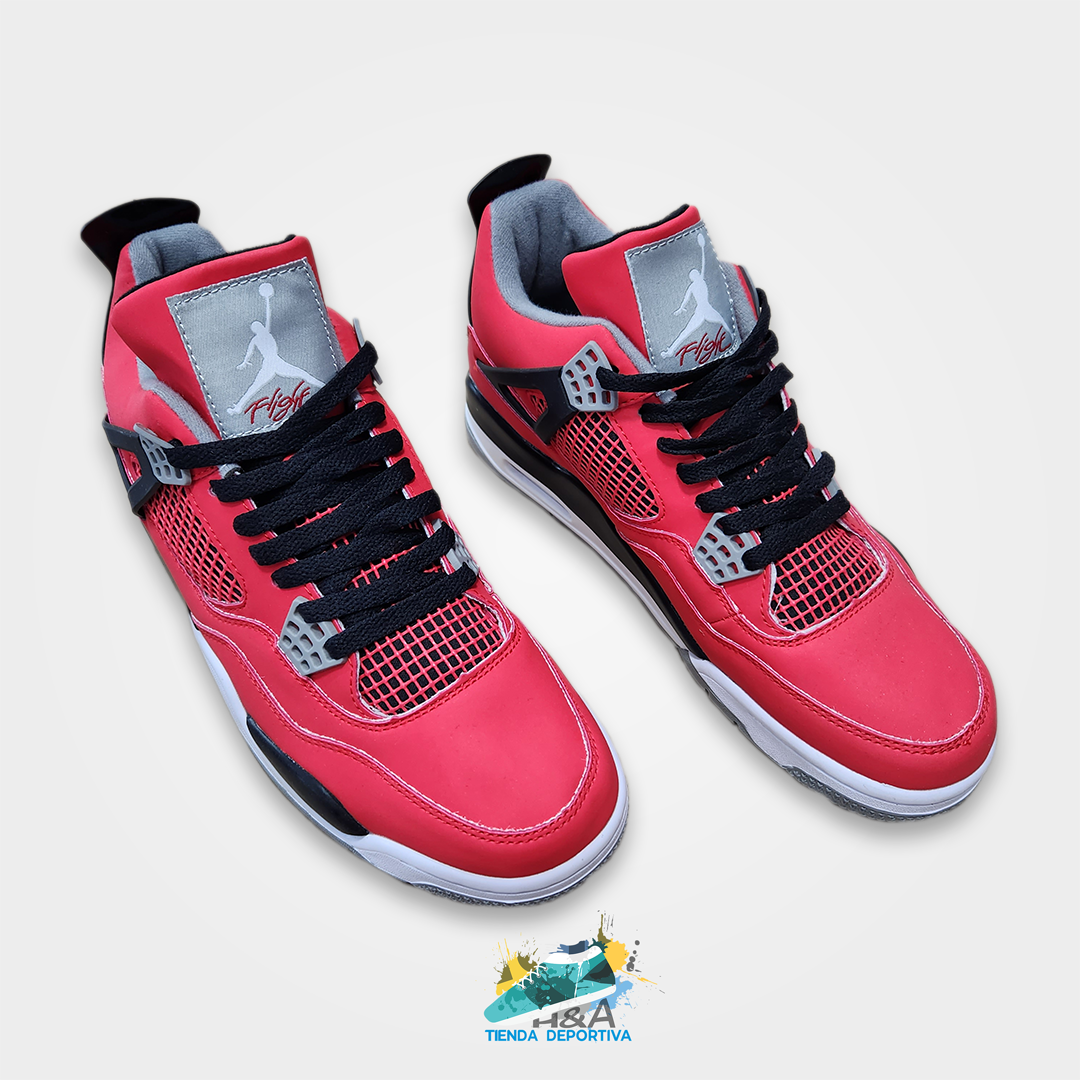 Air jordan retro 4 Rojo