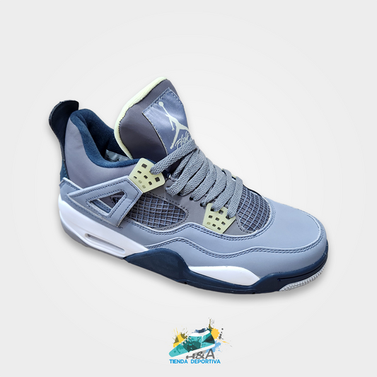 Air jordan retro 4 Gris & Neon