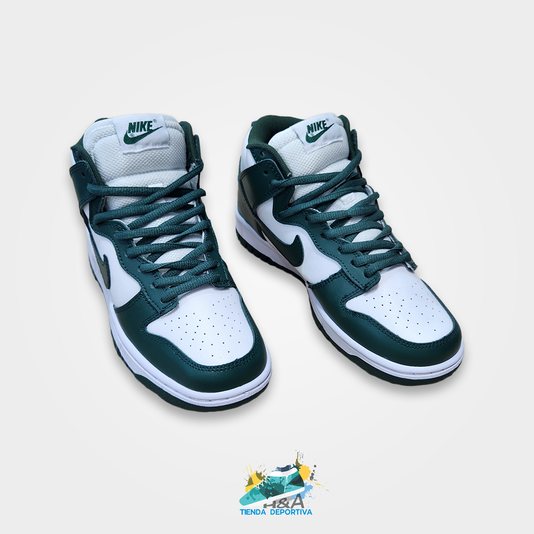 Nike Dunk High White & Green