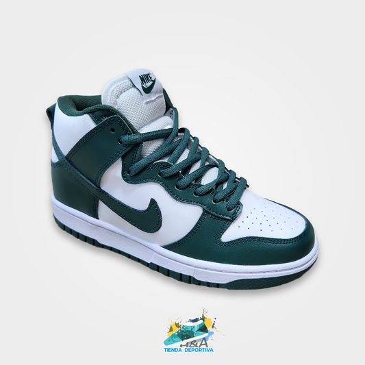 Nike Dunk High White & Green