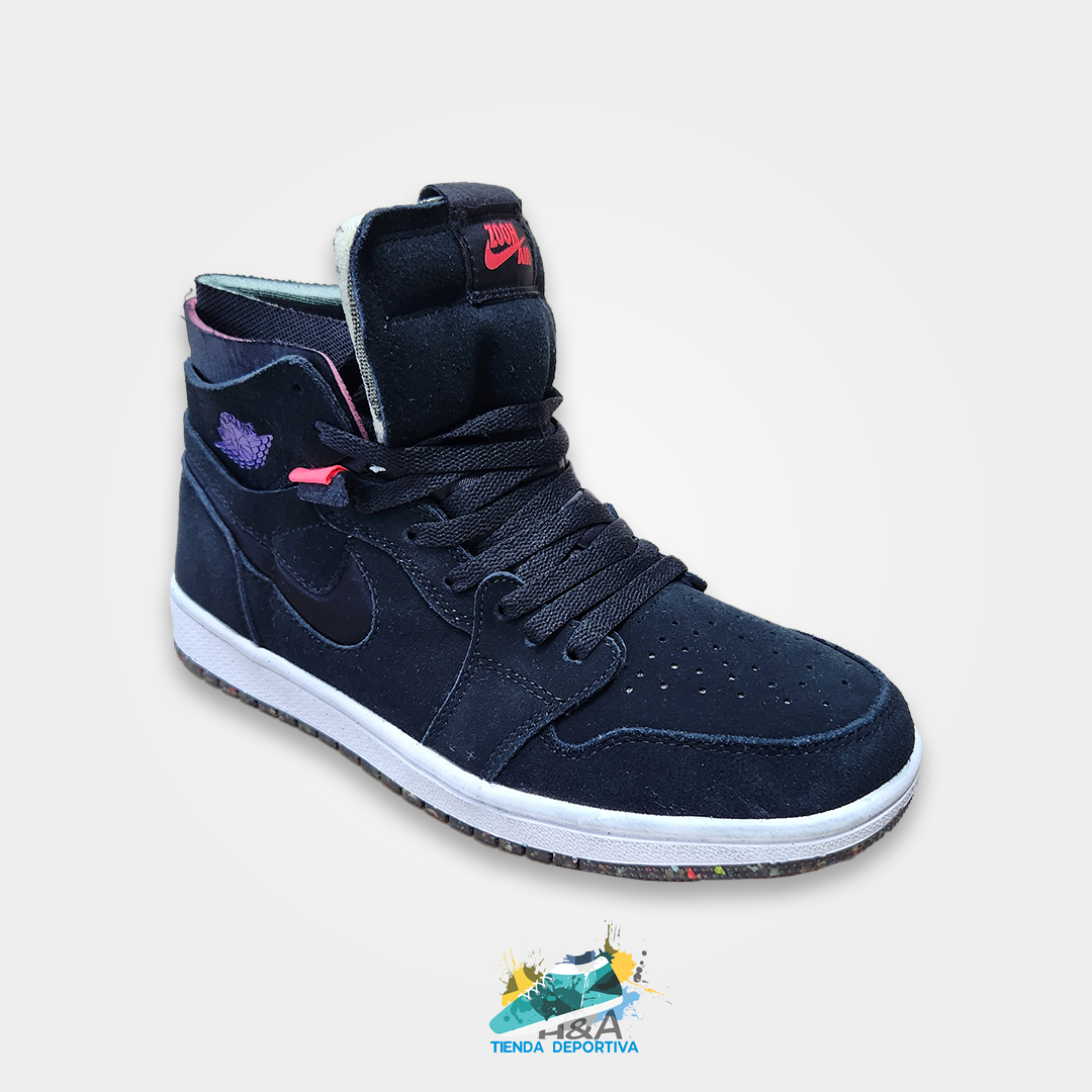 Jordan Air 1 Retro High Zoom Black & Purple