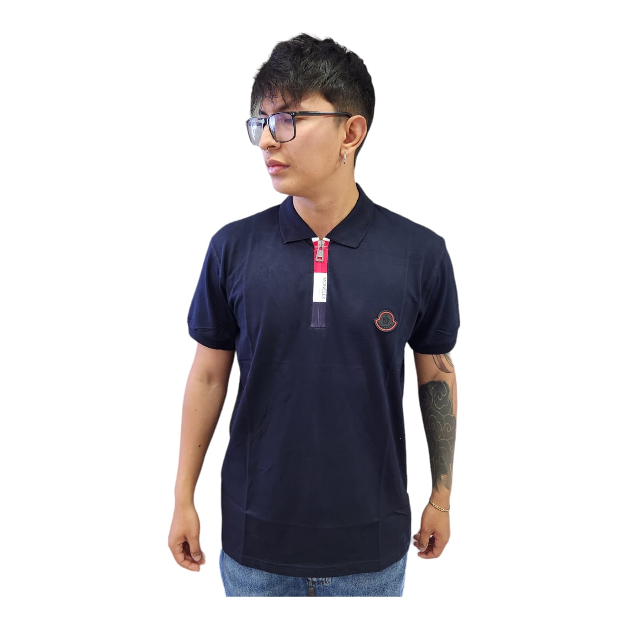 Camiseta  Polo Moncler Azul