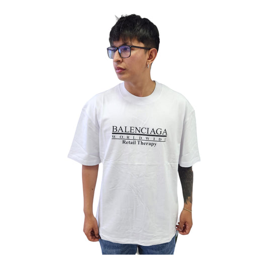 Camiseta Overzise Balenciaga Blanca