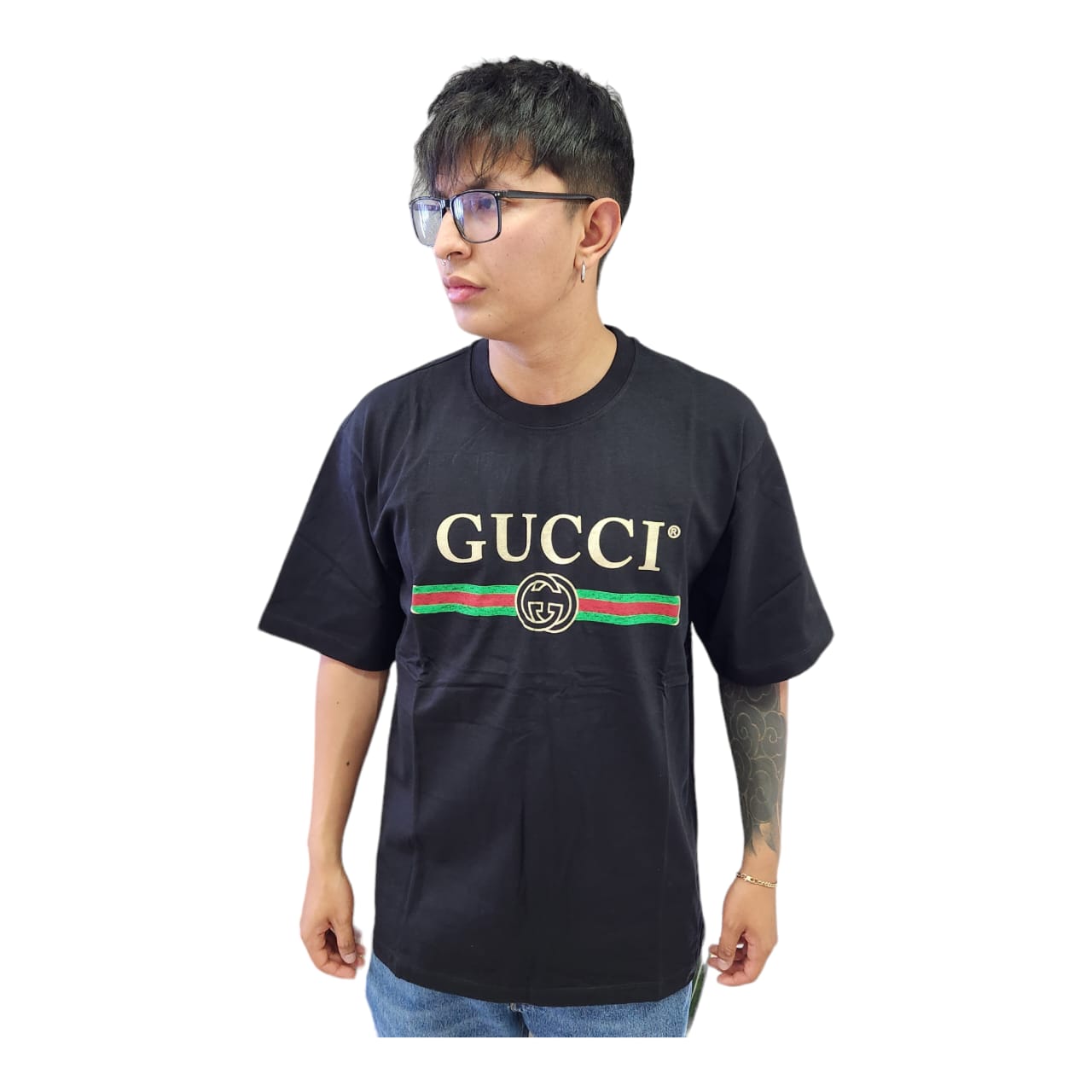 Camiseta Gucci Negra