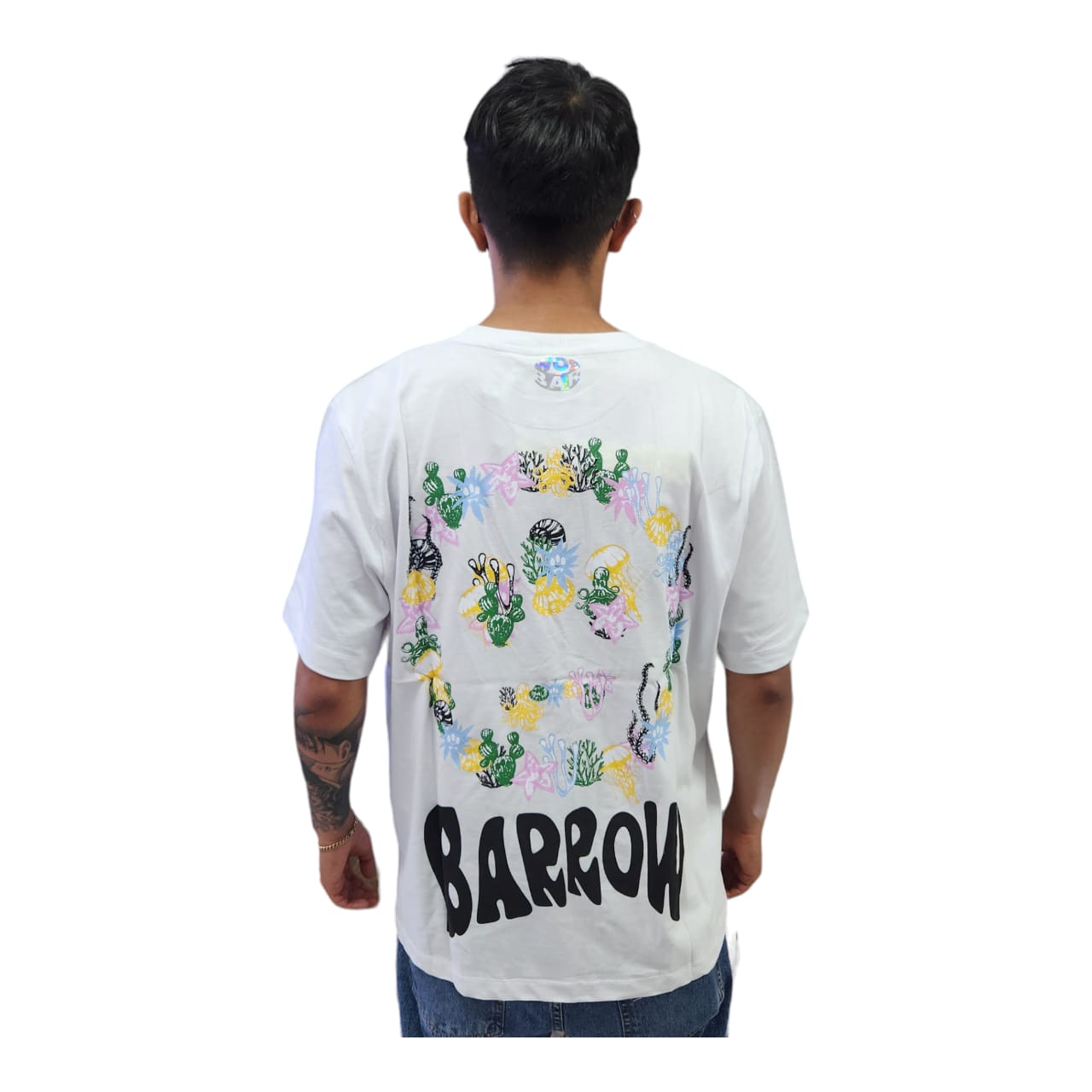 Camiseta Oversize Barrow Blanca