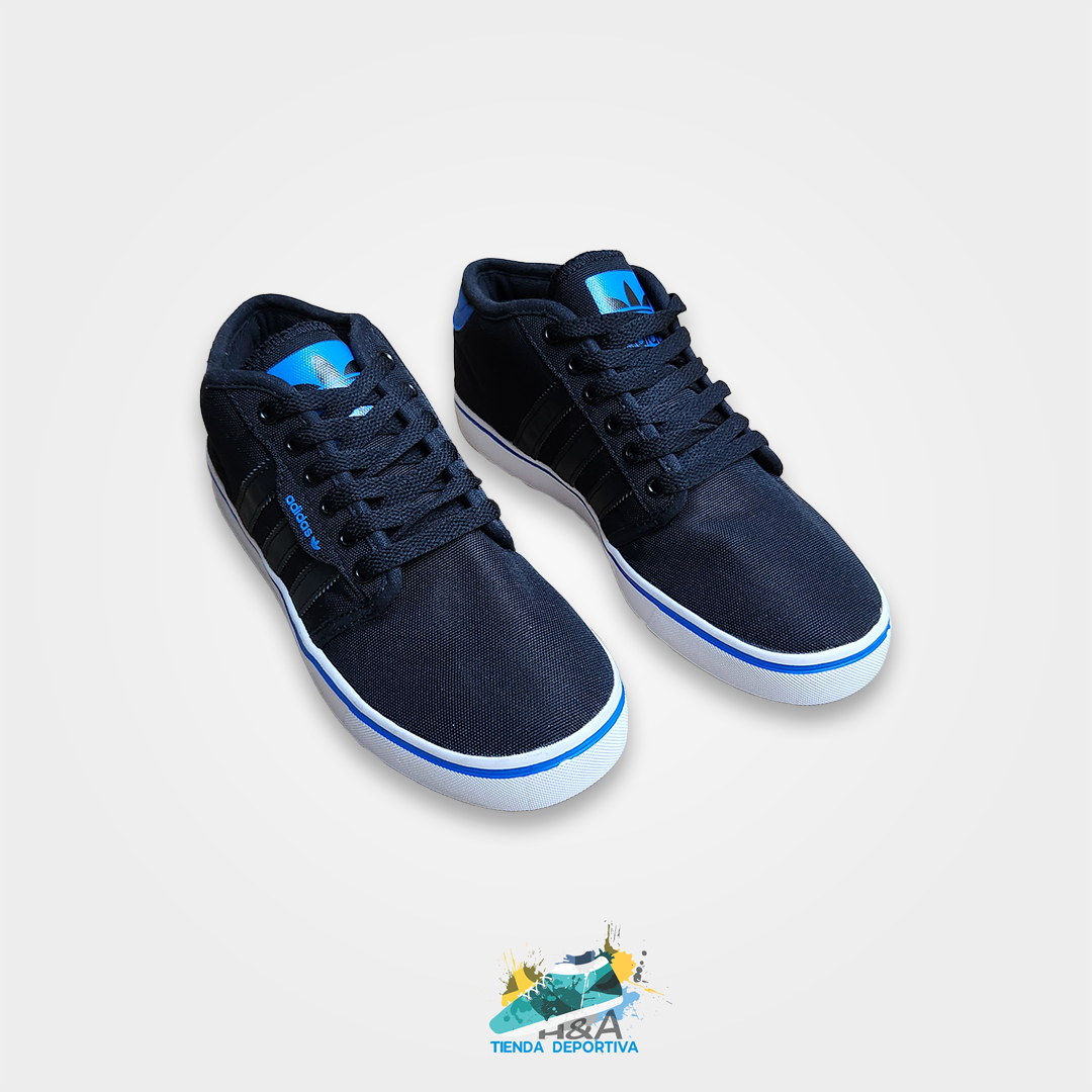 Adidas Seeley Skate Negros & Azul